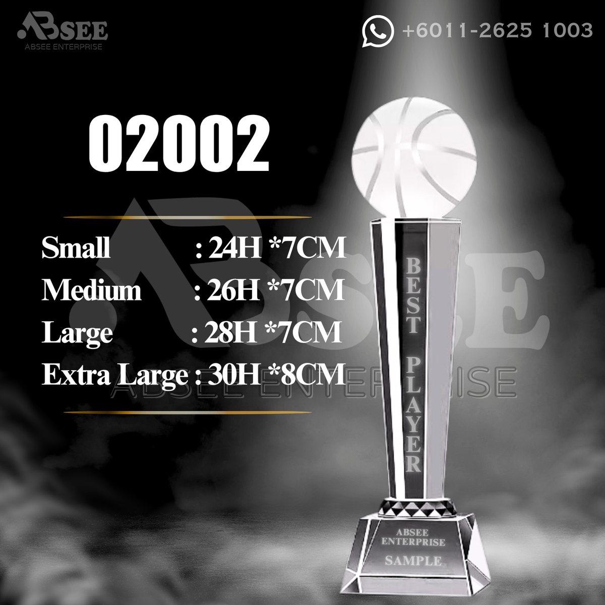 Crystal Trophy 02002 – ABSEE Malaysia
