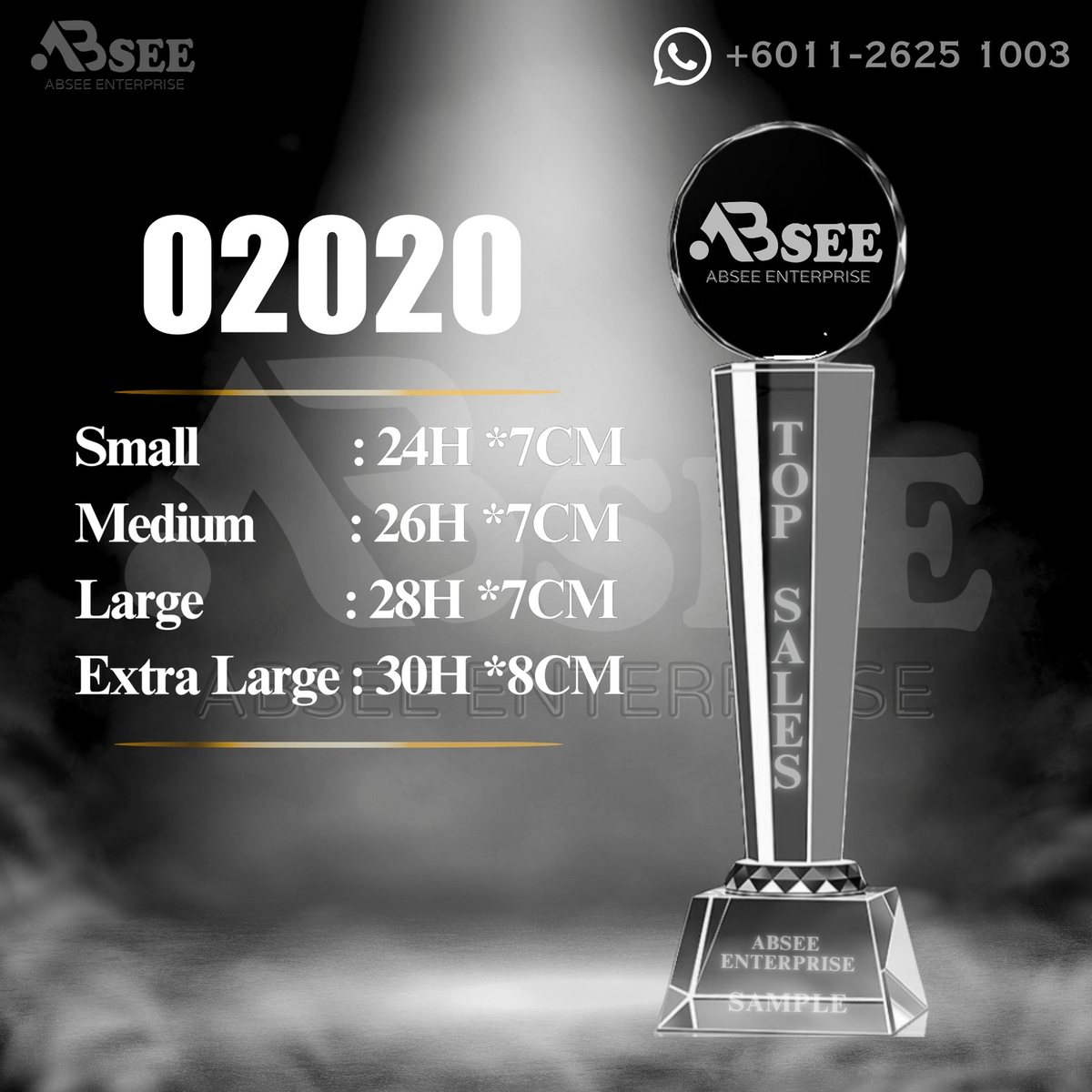 Crystal Trophy 02020 for chess – ABSEE Malaysia