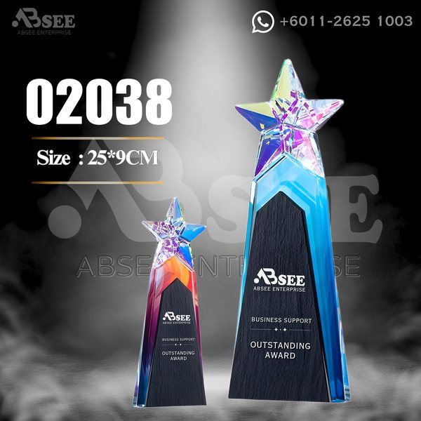 Crystal Trophy 02038 for company awards – ABSEE Malaysia