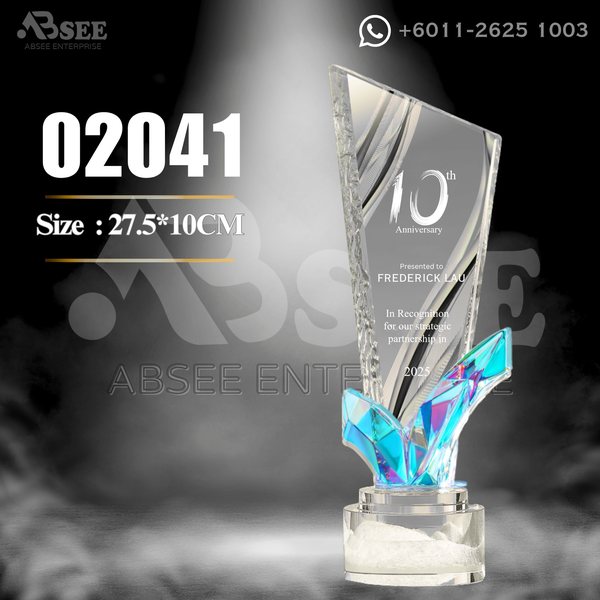 Crystal Trophy 02041 for company awards – ABSEE Malaysia