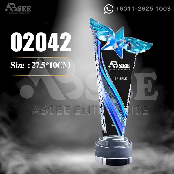 Crystal Trophy 02042 for company awards – ABSEE Malaysia