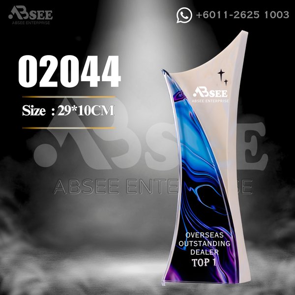 Crystal Trophy 02044 for company awards – ABSEE Malaysia