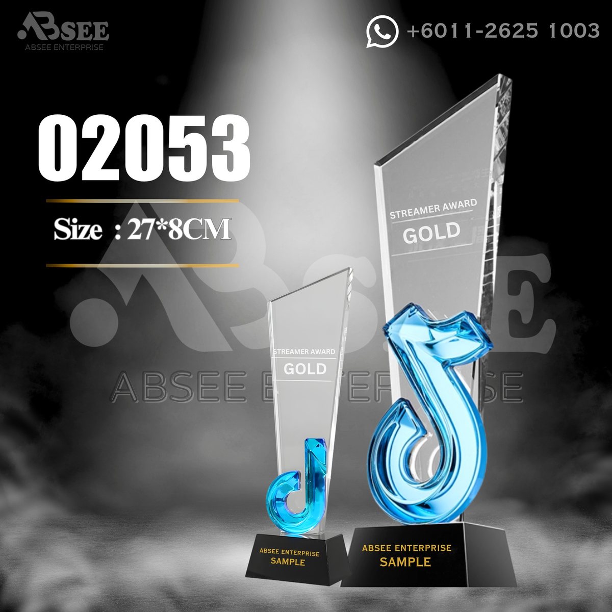 Crystal Trophy 02053 – ABSEE Malaysia
