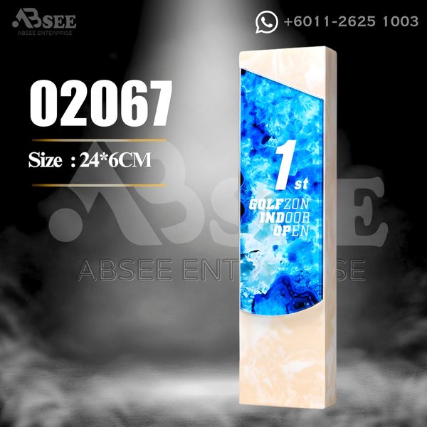 Crystal Trophy 02067 for company awards – ABSEE Malaysia