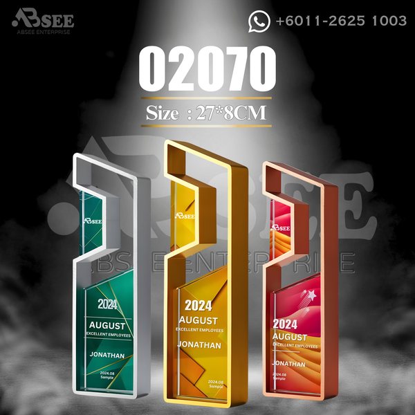 Crystal Trophy 02071 for company awards – ABSEE Malaysia