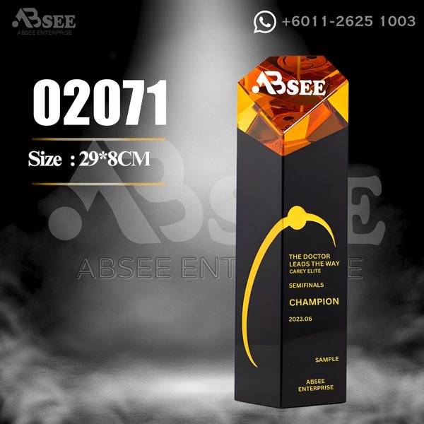 Crystal Trophy 02071 for company awards – ABSEE Malaysia