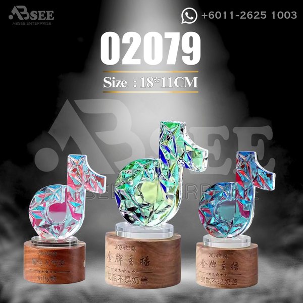 Crystal Trophy 02079 for company awards – ABSEE Malaysia