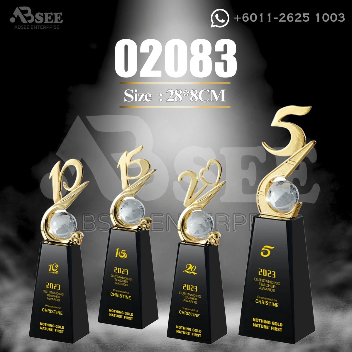 Crystal Trophy 02083 – ABSEE Malaysia