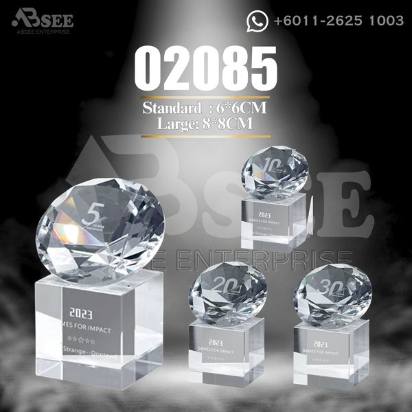 Crystal Trophy 02085 for corporate awards – ABSEE Malaysia