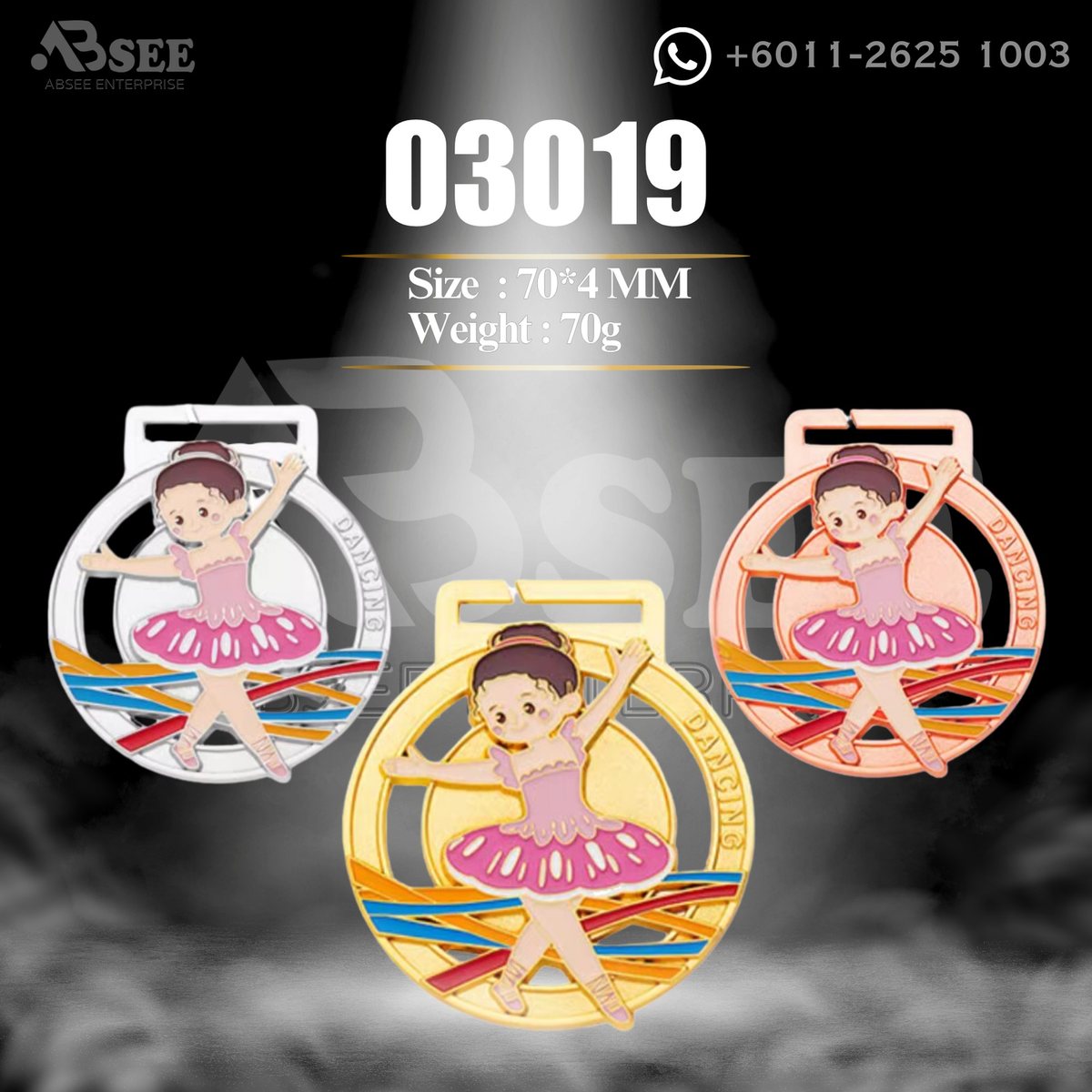 Medal 03019 for sports events – ABSEE Malaysia