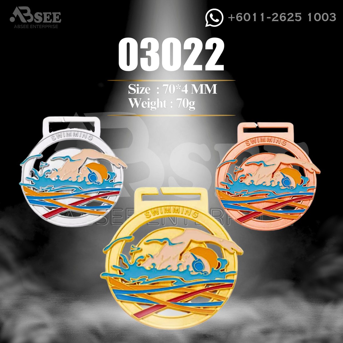Medal 03022 for sports events – ABSEE Malaysia