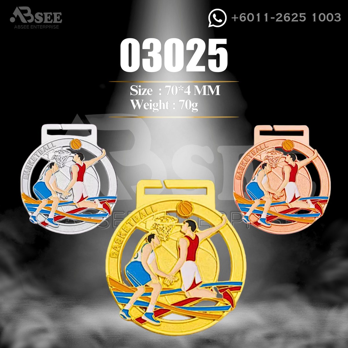 Medal 03025 for sports events – ABSEE Malaysia