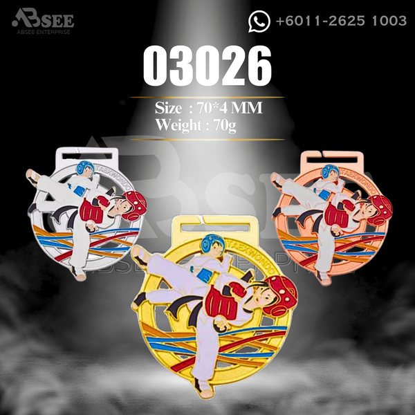 Medal 03026 for taekwondo – ABSEE Malaysia