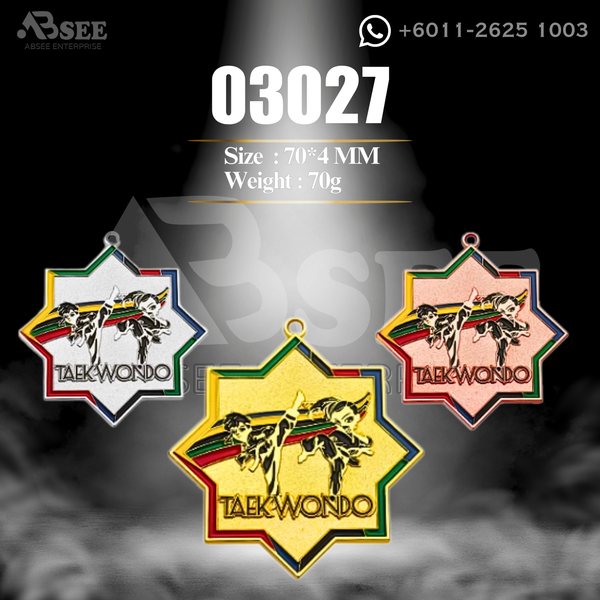 Medal 03027 for taekwondo – ABSEE Malaysia