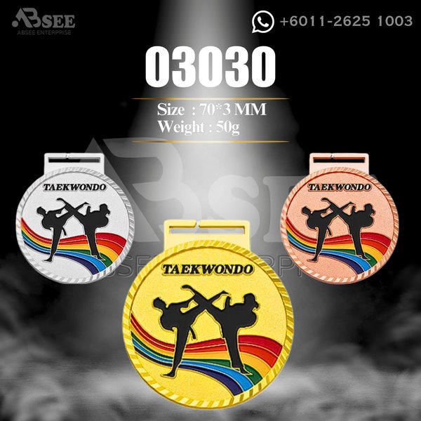 Medal 03030 for taekwondo – ABSEE Malaysia