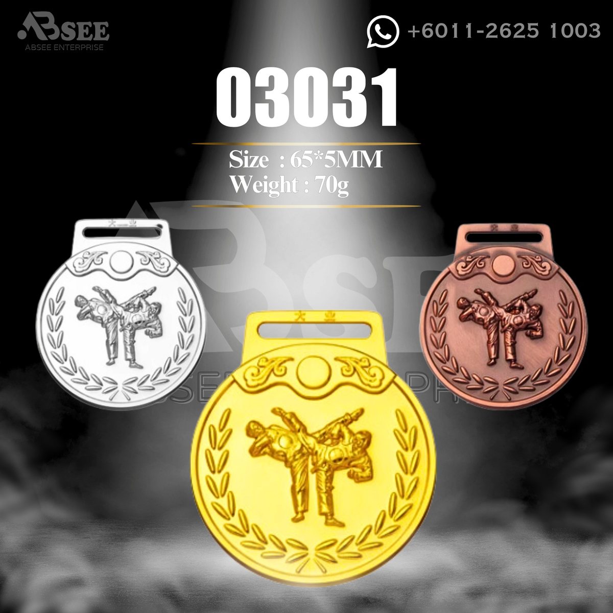 Medal 03031 for taekwondo – ABSEE Malaysia
