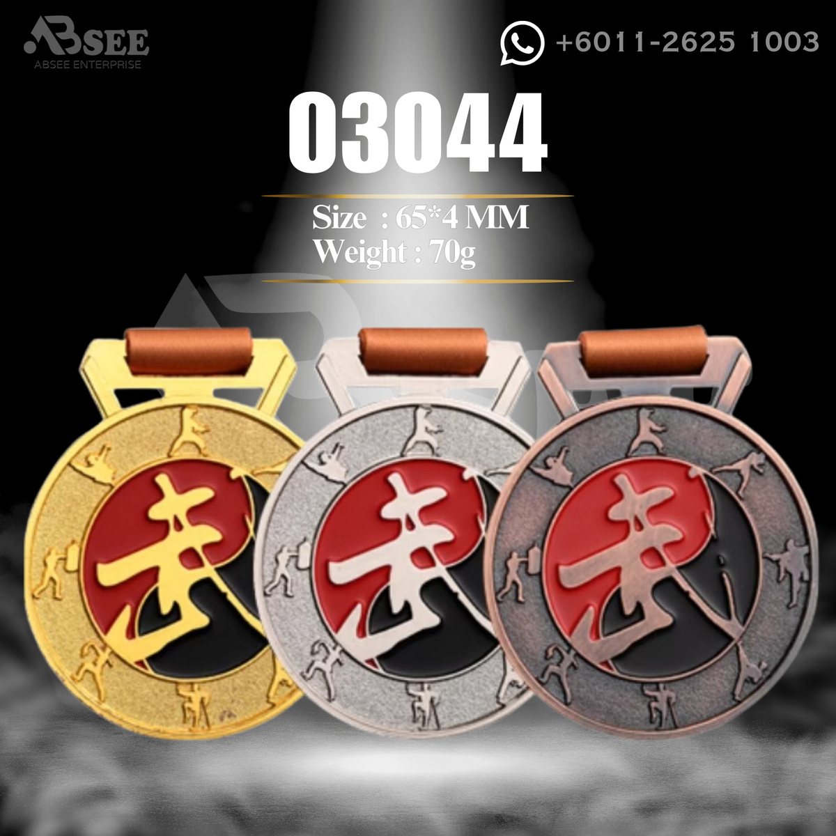 Medal 03044 for taekwondo – ABSEE Malaysia