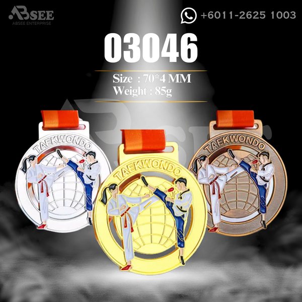 Medal 03046 for taekwondo – ABSEE Malaysia