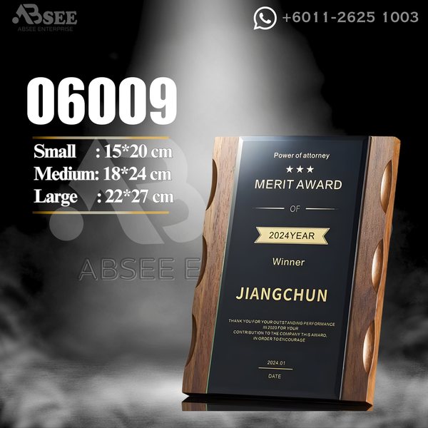 Plaque 06009 for company awards – ABSEE Malaysia