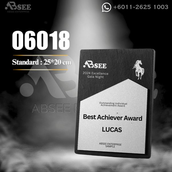 Plaque 06018 for company awards – ABSEE Malaysia
