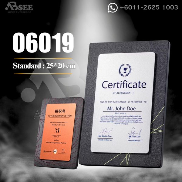 Plaque 06019 for company awards – ABSEE Malaysia